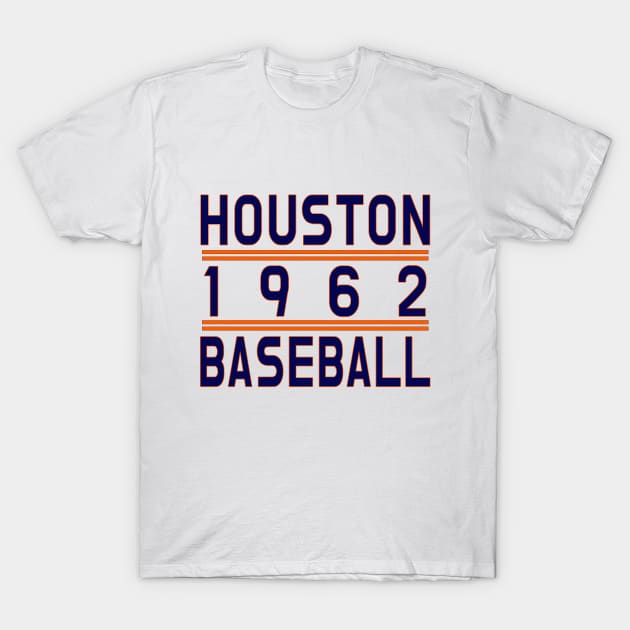 Houston 1962 Baseball Classic T-Shirt by Medo Creations